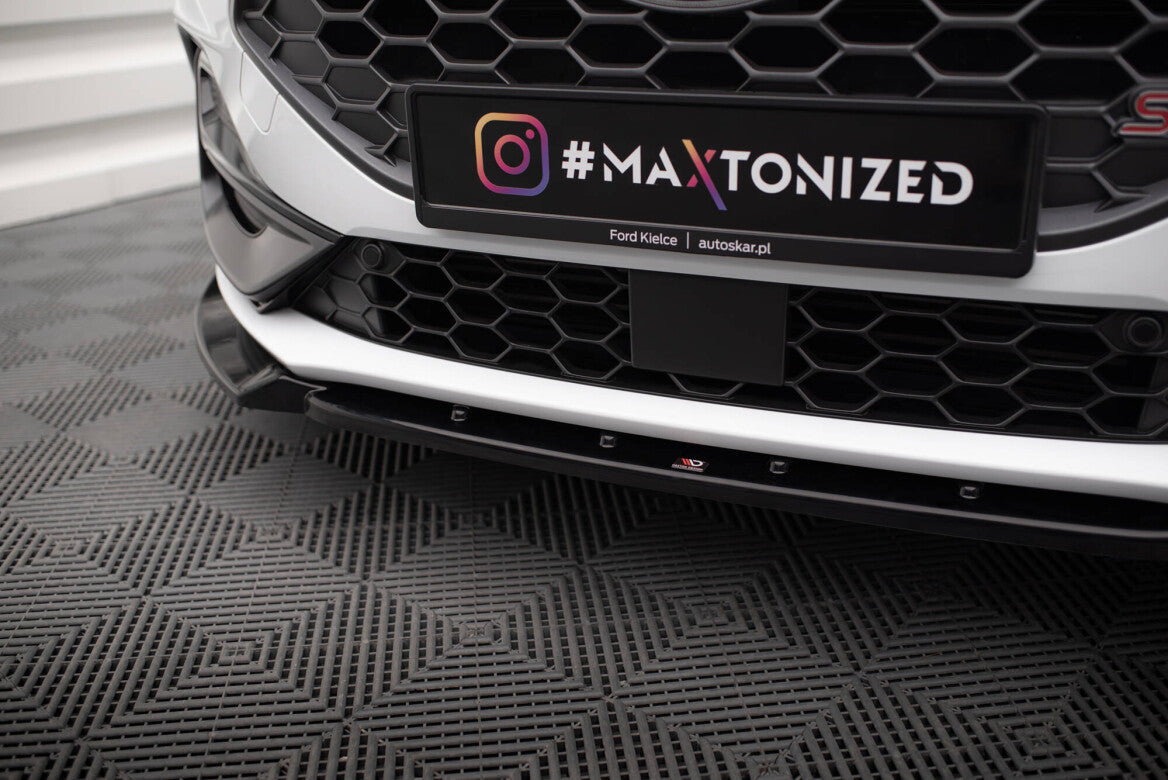 Cup Spoilerlippe Front Ansatz V.7 für Ford Focus ST / ST-Line Mk4 Maxton Design