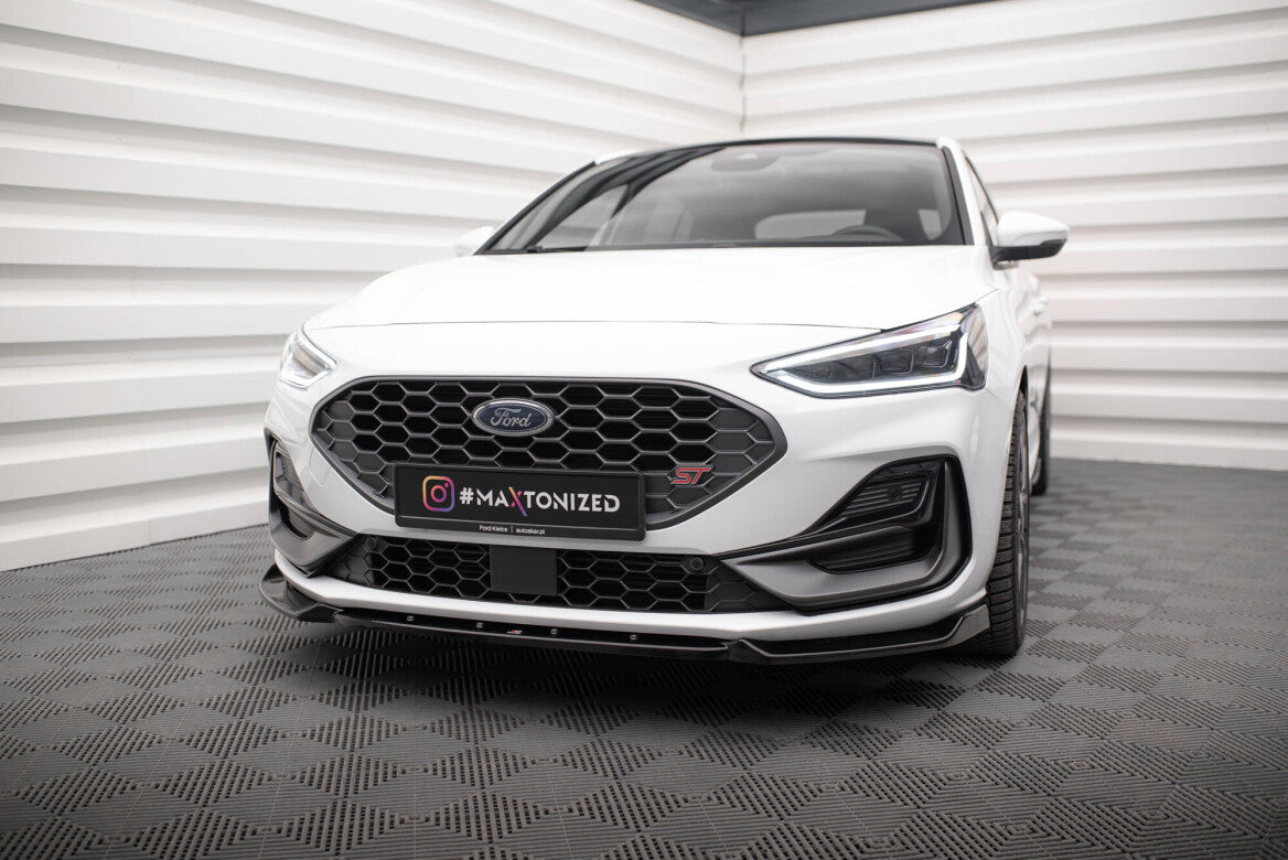 Cup Spoilerlippe Front Ansatz V.7 für Ford Focus ST / ST-Line Mk4 Maxton Design
