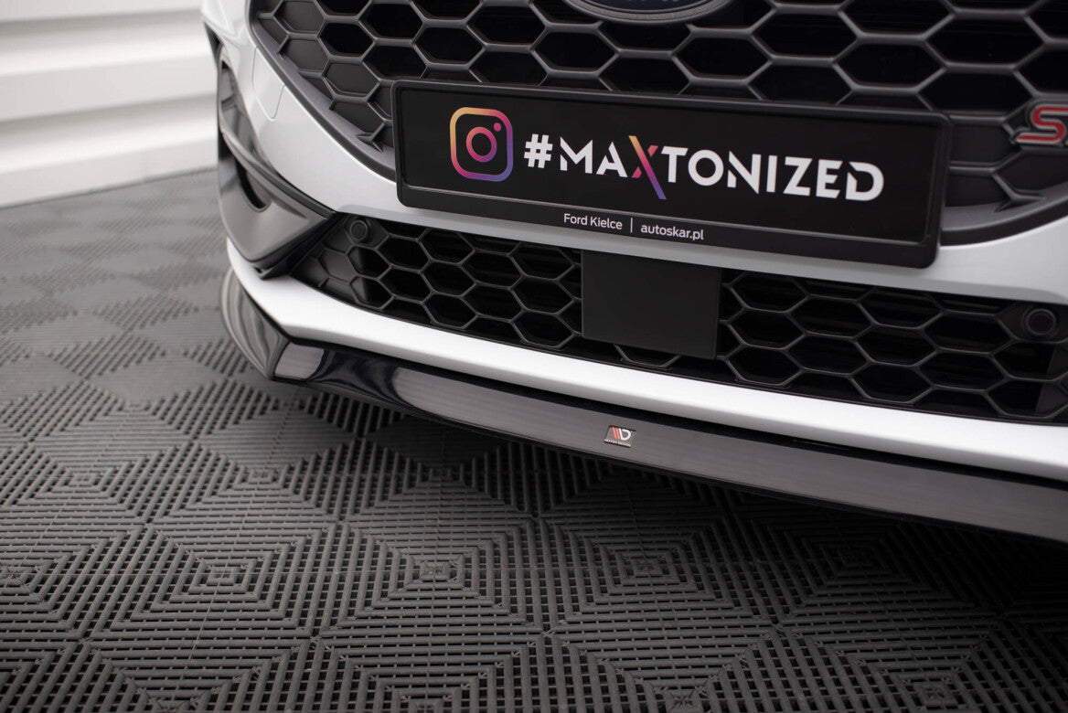 Cup Spoilerlippe Front Ansatz V.8 für Ford Focus ST / ST-Line Mk4 Maxton Design
