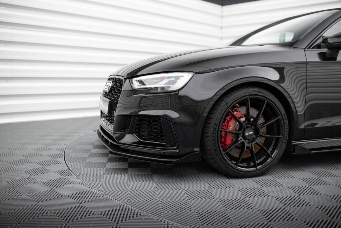 Front Flaps für Audi RS3 Limousine 8V Facelift Maxton Design