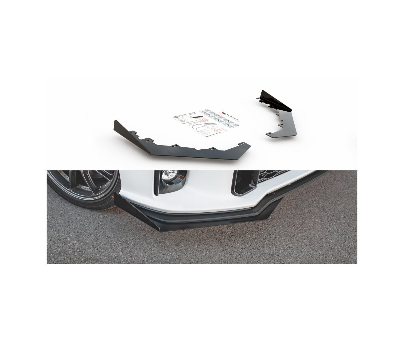 Front Flaps für Toyota GR Yaris Maxton Design