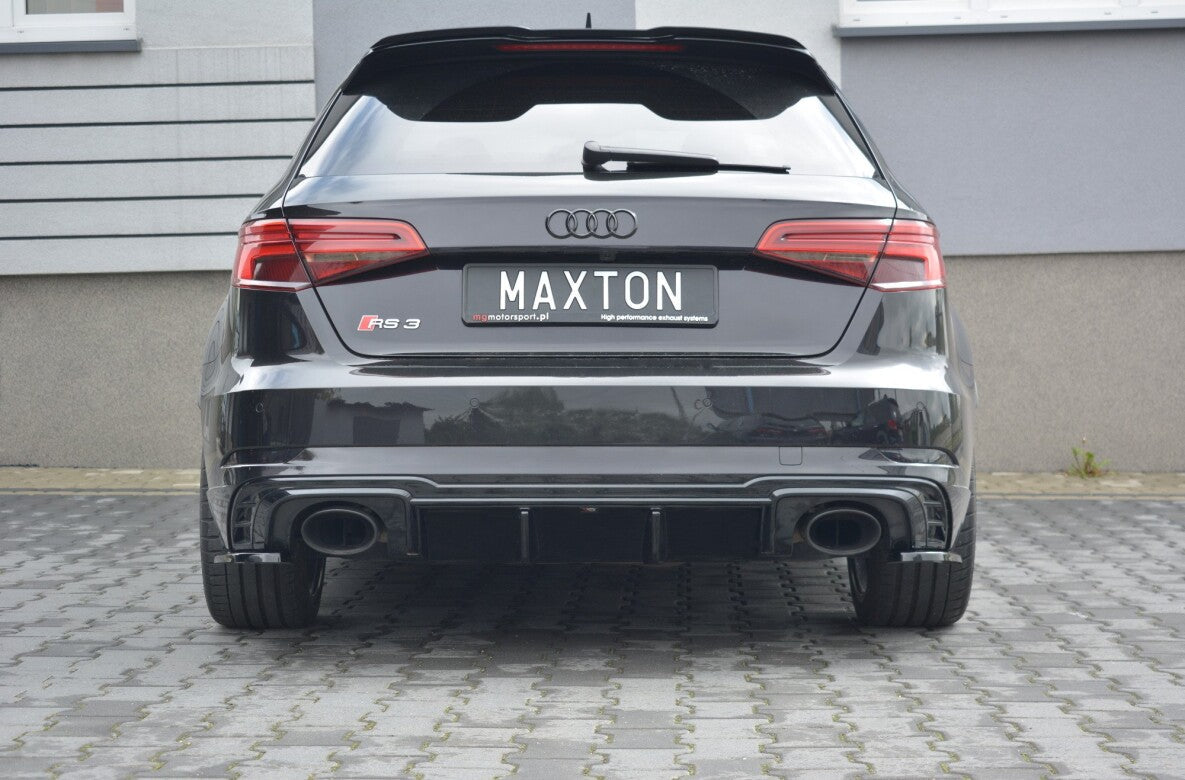 Heck Ansatz Diffusor für Audi RS3 8V FL Sportback Maxton Design