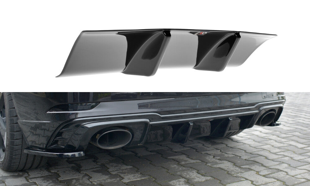 Heck Ansatz Diffusor für Audi RS3 8V FL Sportback Maxton Design