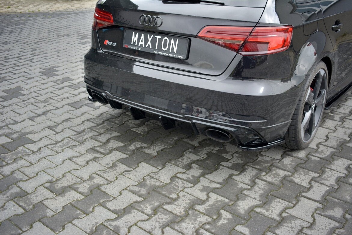 Heck Ansatz Diffusor für Audi RS3 8V FL Sportback Maxton Design