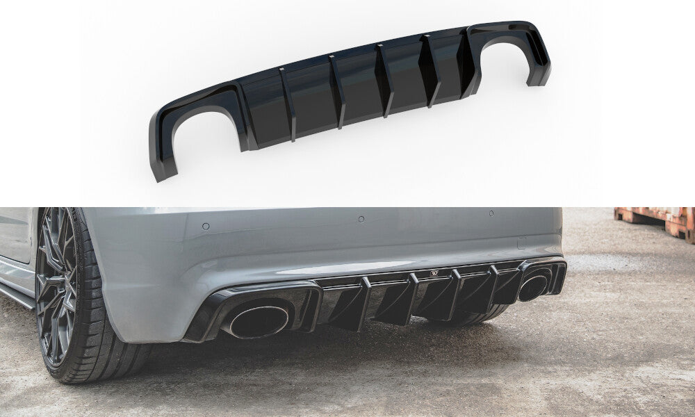 Heck Ansatz Diffusor für Audi RS3 8V Sportback Maxton Design