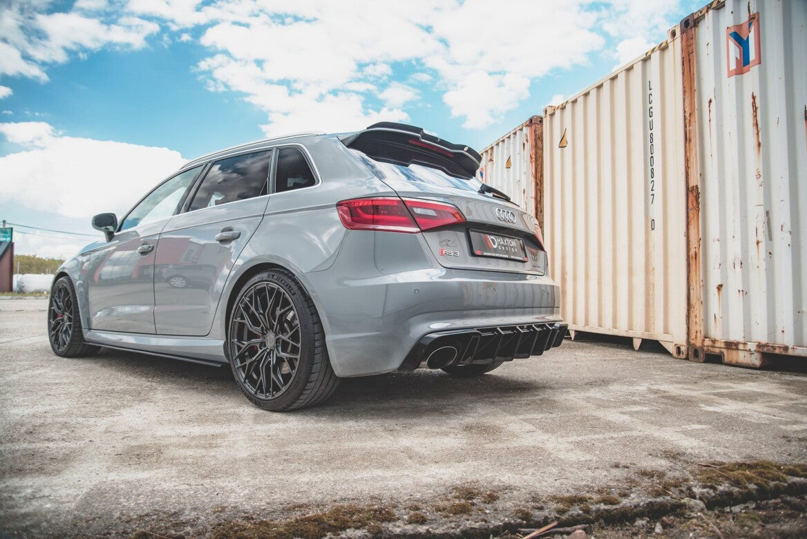 Heck Ansatz Diffusor für Audi RS3 8V Sportback Maxton Design