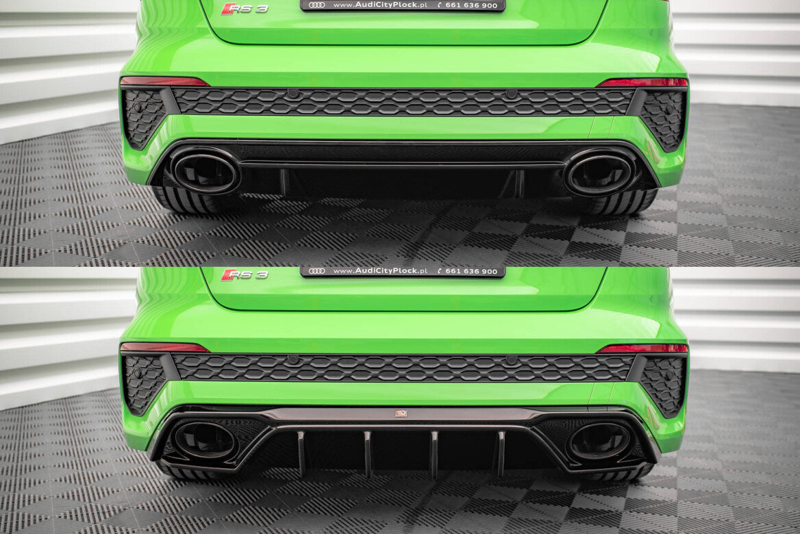 Heck Ansatz Diffusor für Audi RS3 8Y Maxton Design
