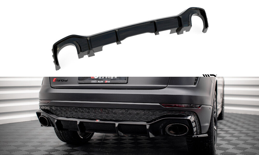 Heck Ansatz Diffusor für Audi RSQ8 Maxton Design