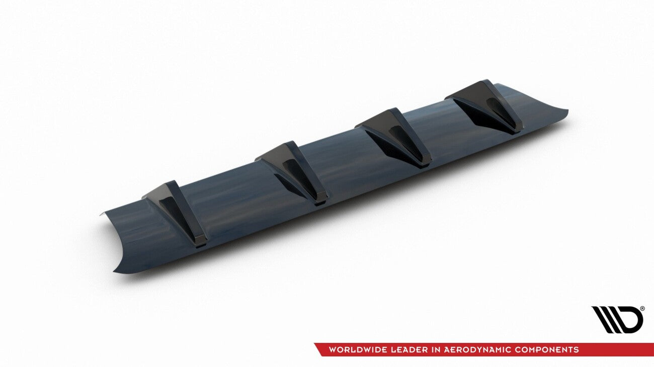 Heck Ansatz Diffusor für Audi S3 8V FL Hatchback schwarz Maxton Design