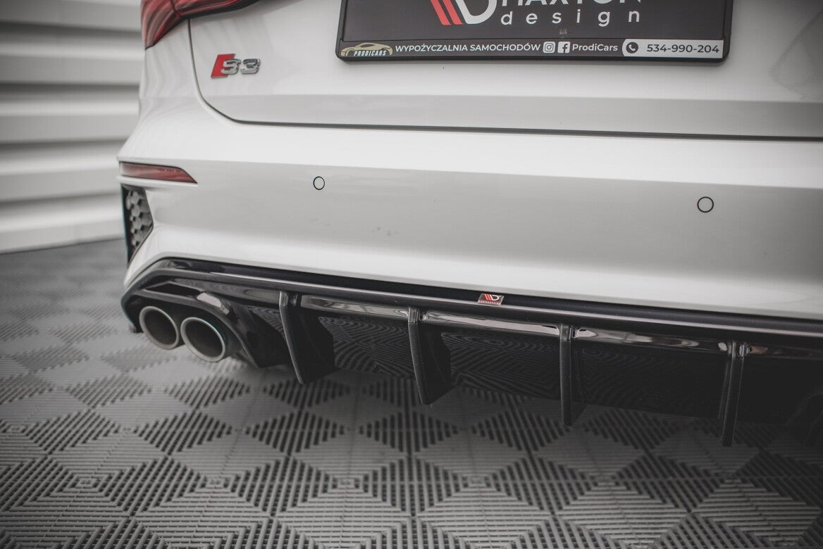 Heck Ansatz Diffusor für Audi S3 8Y Maxton Design