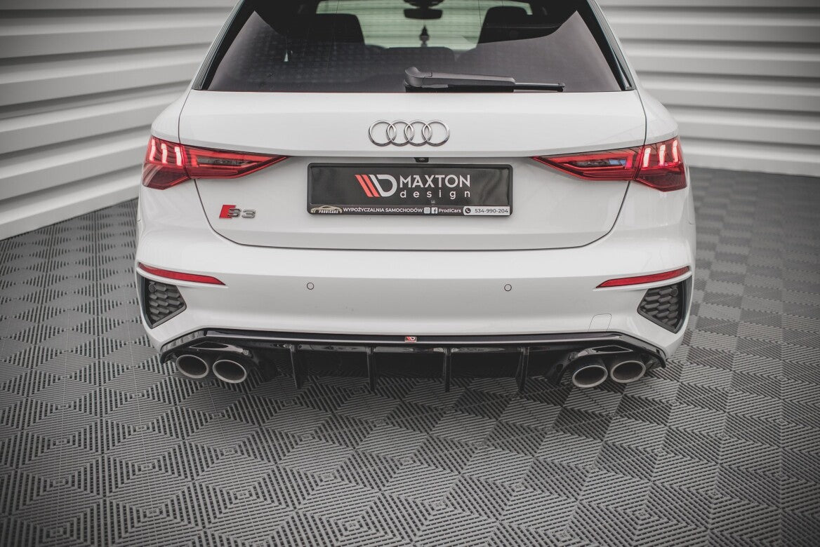 Heck Ansatz Diffusor für Audi S3 8Y Maxton Design