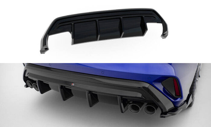 Heck Ansatz Diffusor für Audi S3 Limousine 8Y Facelift Maxton Design