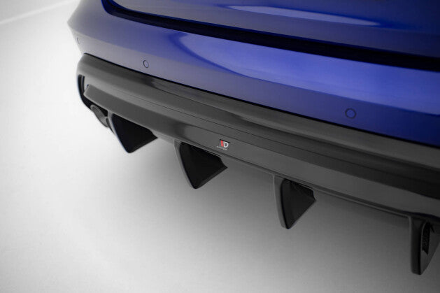 Heck Ansatz Diffusor für Audi S3 Limousine 8Y Facelift Maxton Design