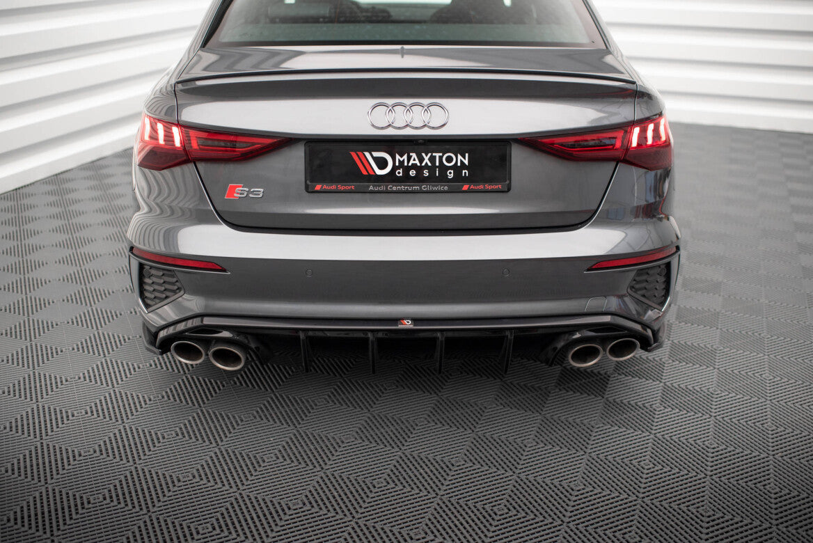 Heck Ansatz Diffusor für Audi S3 Limousine 8Y Maxton Design