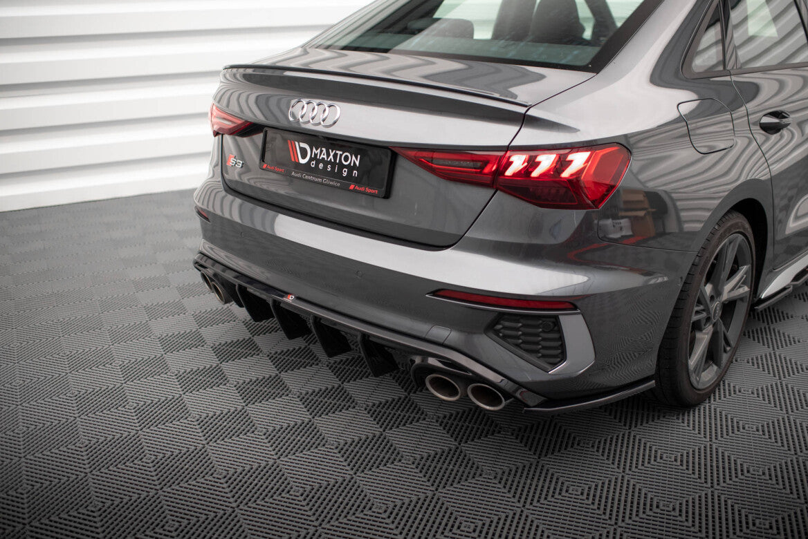 Heck Ansatz Diffusor für Audi S3 Limousine 8Y Maxton Design