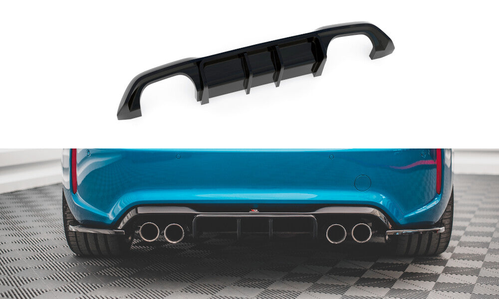 Heck Ansatz Diffusor für BMW M2 F87 Maxton Design