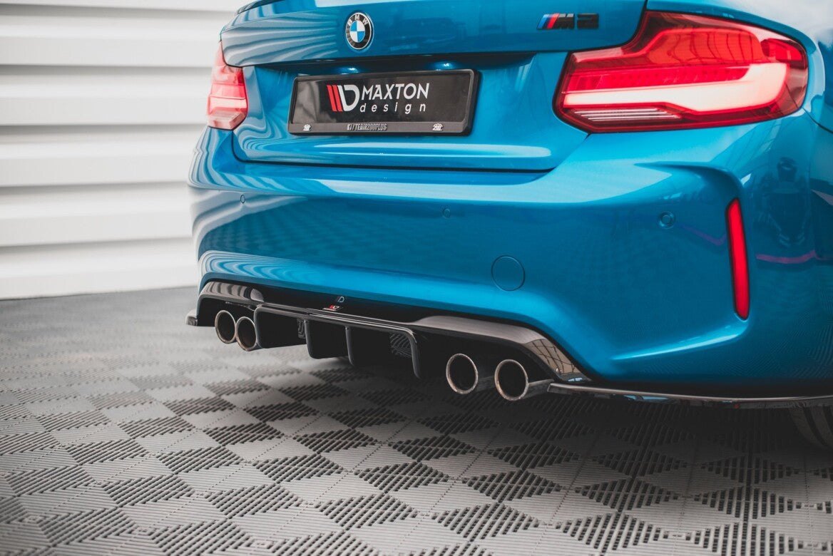 Heck Ansatz Diffusor für BMW M2 F87 Maxton Design