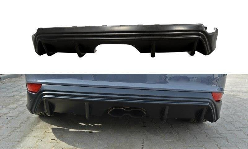 Heck Ansatz Diffusor für Ford Focus ST Mk3 FL Maxton Design