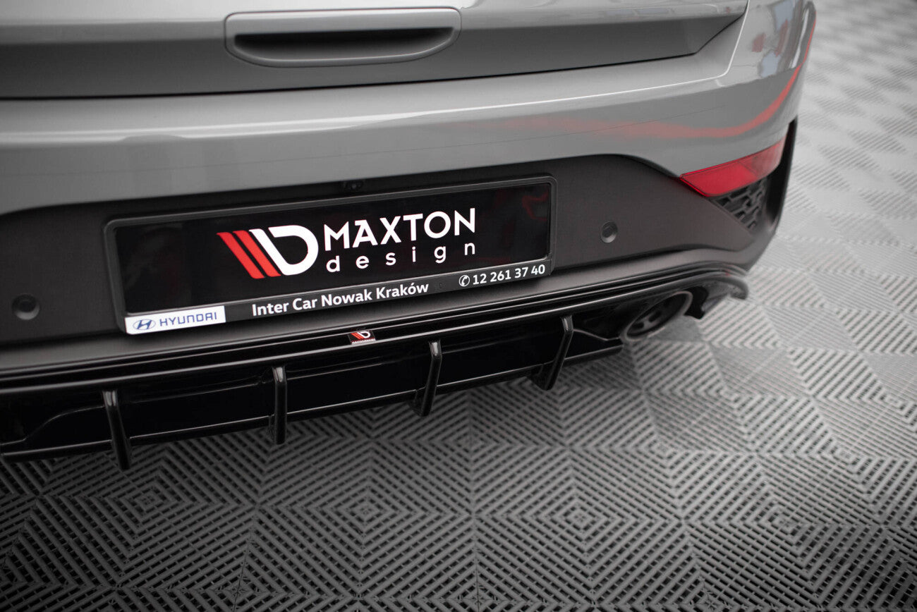 Heck Ansatz Diffusor für Hyundai I30N Hatchback Facelift Maxton Design