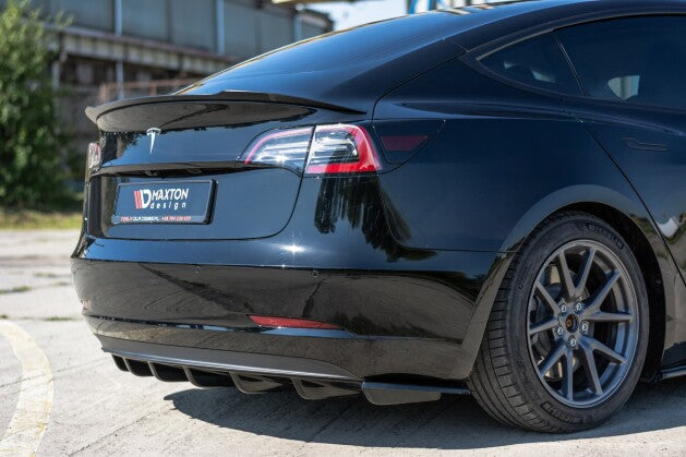 Heck Ansatz Diffusor für Tesla Model 3 Maxton Design