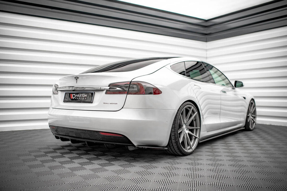 Heck Ansatz Diffusor für Tesla Model S FL Maxton Design