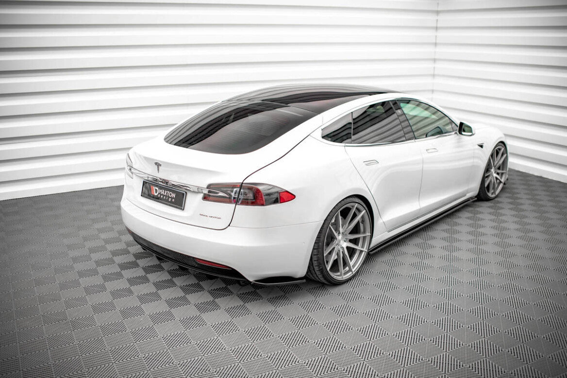 Heck Ansatz Diffusor für Tesla Model S FL Maxton Design