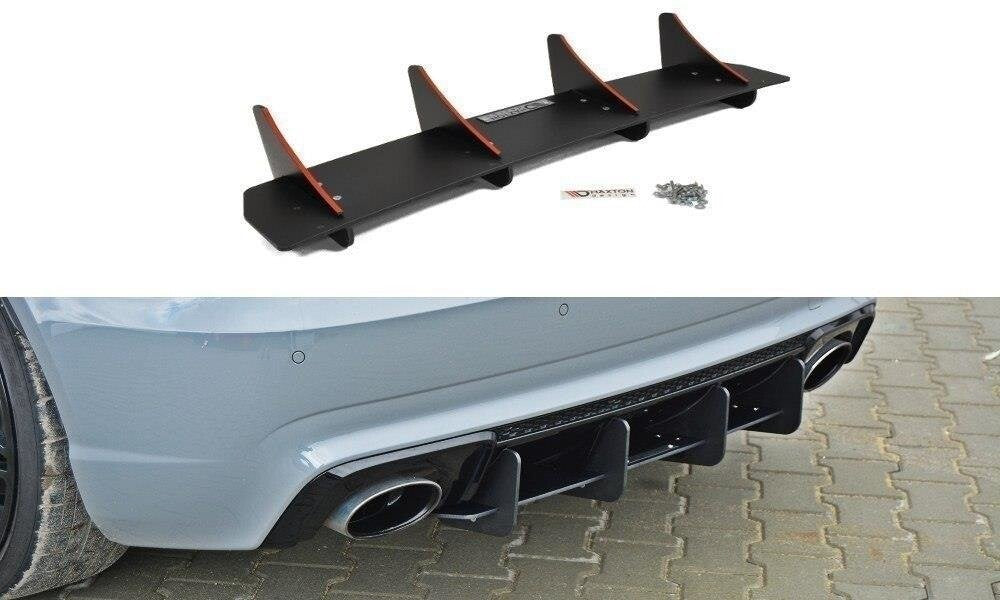 Heck Ansatz Diffusor Heckschürze für Audi RS3 8V SPORTBACK Maxton Design