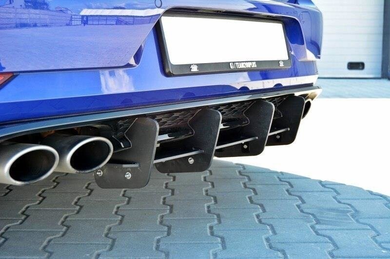 Heck Ansatz Diffusor Heckschürze für VW GOLF 7 R FL Maxton Design