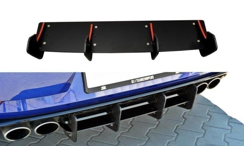 Heck Ansatz Diffusor Heckschürze für VW GOLF 7 R FL Maxton Design