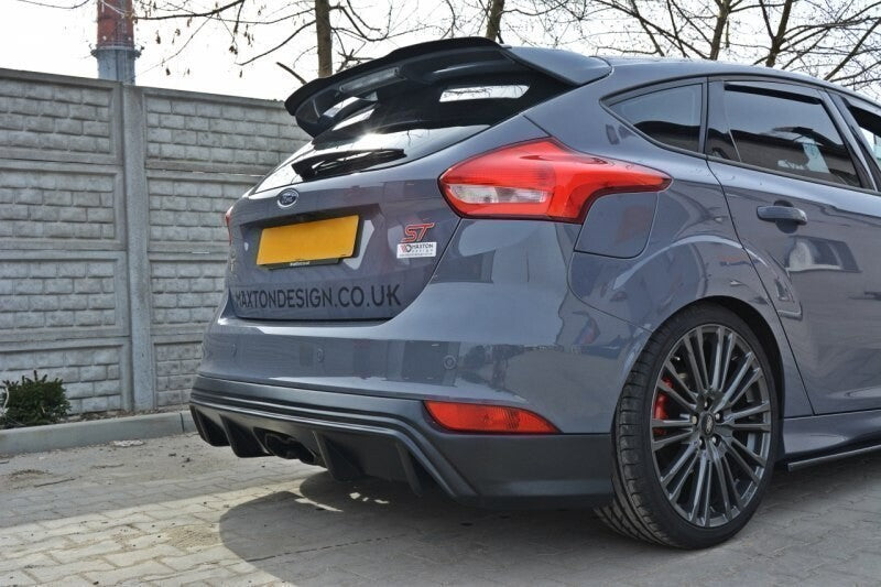 Heck Ansatz Diffusor (RS-Look) für Ford Focus ST Mk3 FL Maxton Design