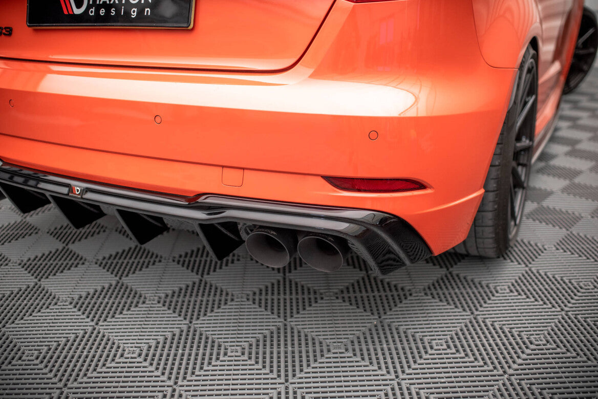 Heck Ansatz Diffusor V.2 für Audi RS3 8V Facelift Maxton Design