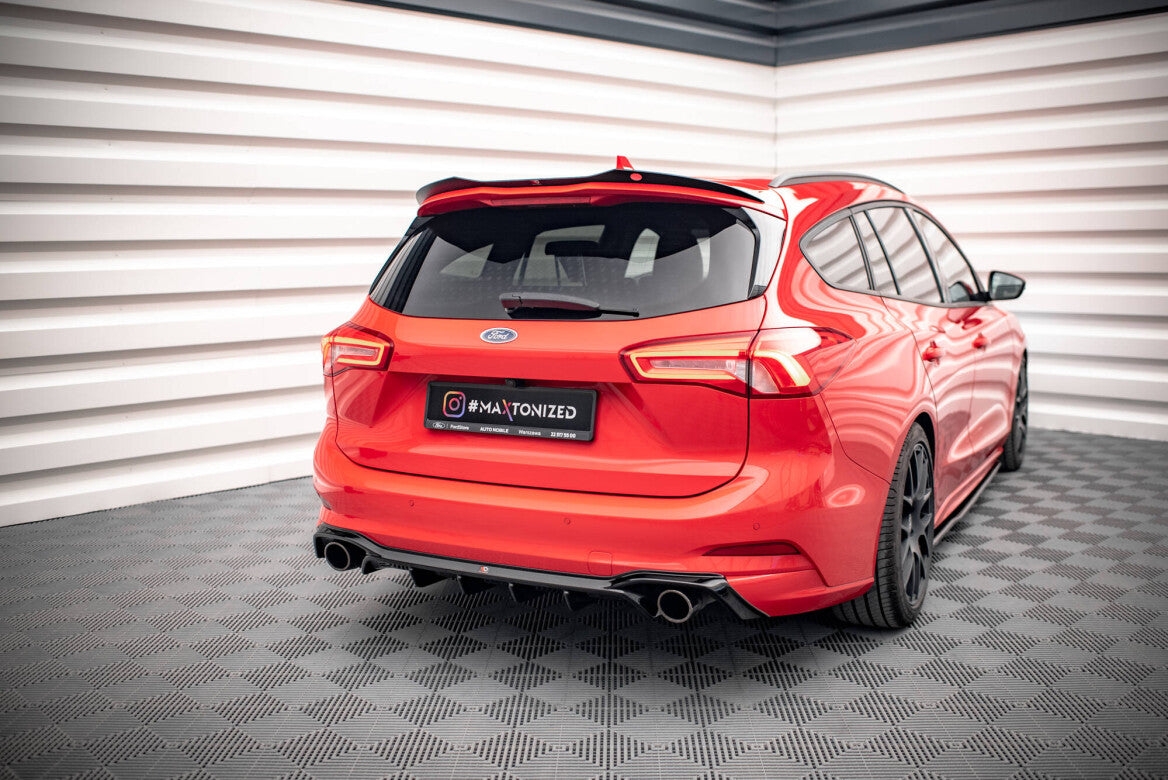 Heck Ansatz Diffusor V.2 für Ford Focus Kombi ST-Line Mk4 Maxton Design