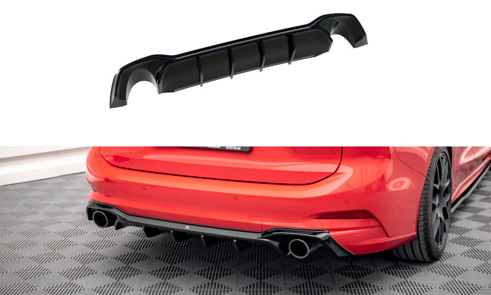 Heck Ansatz Diffusor V.2 für Ford Focus Kombi ST-Line Mk4 Maxton Design