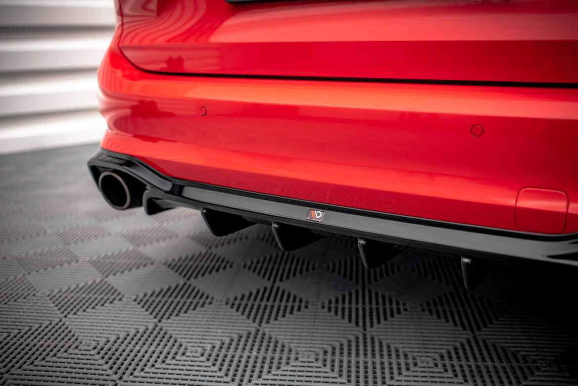Heck Ansatz Diffusor V.2 für Ford Focus Kombi ST-Line Mk4 Maxton Design