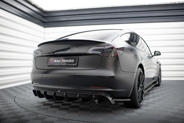 Heck Ansatz Diffusor V.2 für Tesla Model 3 Maxton Design