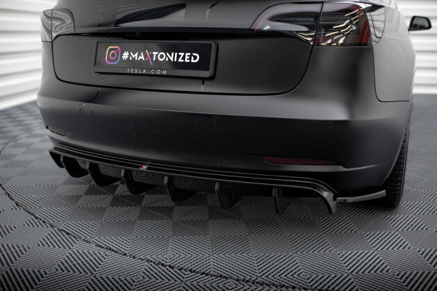 Heck Ansatz Diffusor V.2 für Tesla Model 3 Maxton Design