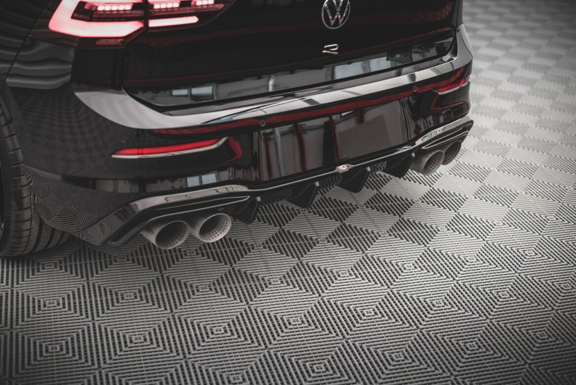 Heck Ansatz Diffusor V.2 für VW Golf R Mk8   Maxton Design