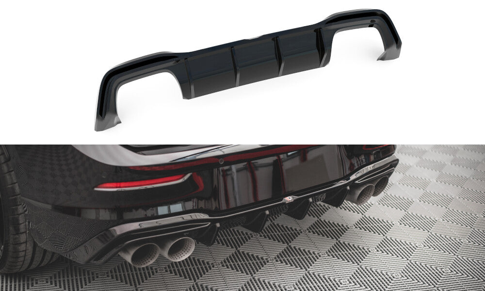 Heck Ansatz Diffusor V.2 für VW Golf R Mk8   Maxton Design