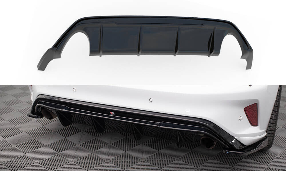 Heck Ansatz Diffusor V.3 für Ford Focus ST Mk4 Maxton Design