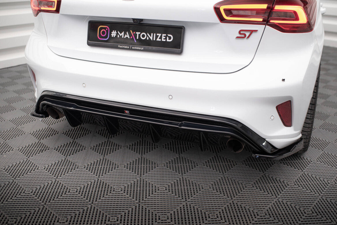 Heck Ansatz Diffusor V.3 für Ford Focus ST Mk4 Maxton Design