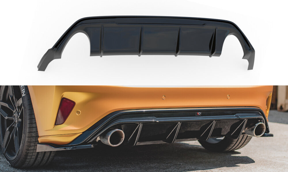 Heck Ansatz Diffusor V.3 für Ford Focus ST Mk4 Maxton Design