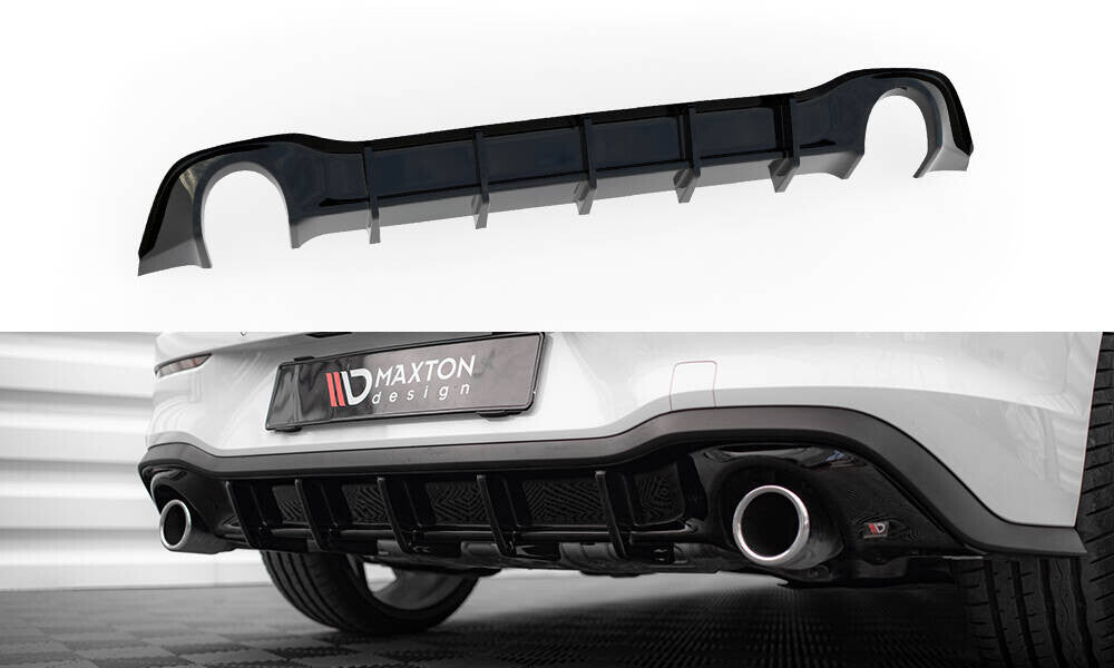 Heck Ansatz Diffusor V.3 für Volkswagen Golf GTI Mk8 Maxton Design