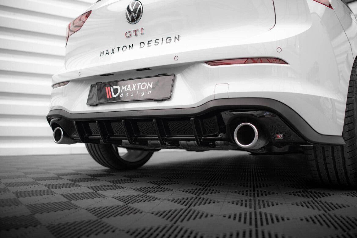Heck Ansatz Diffusor V.3 für Volkswagen Golf GTI Mk8 Maxton Design