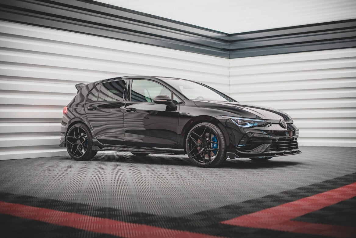 Heck Ansatz Flaps Diffusor +Flaps V.2 für VW Golf R Mk8   Maxton Design