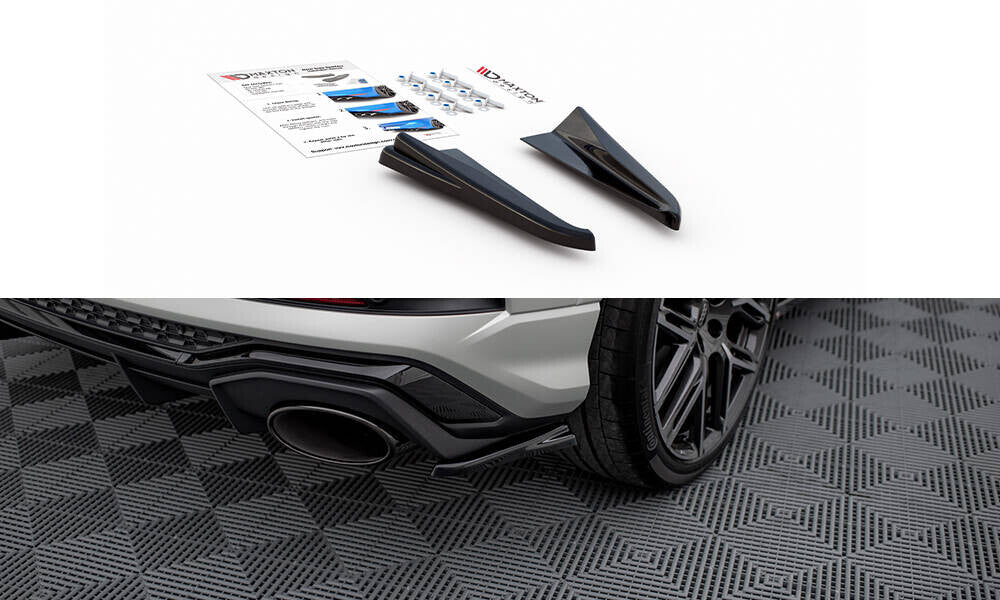 Heck Ansatz Flaps Diffusor für Audi RSQ3 Maxton Design