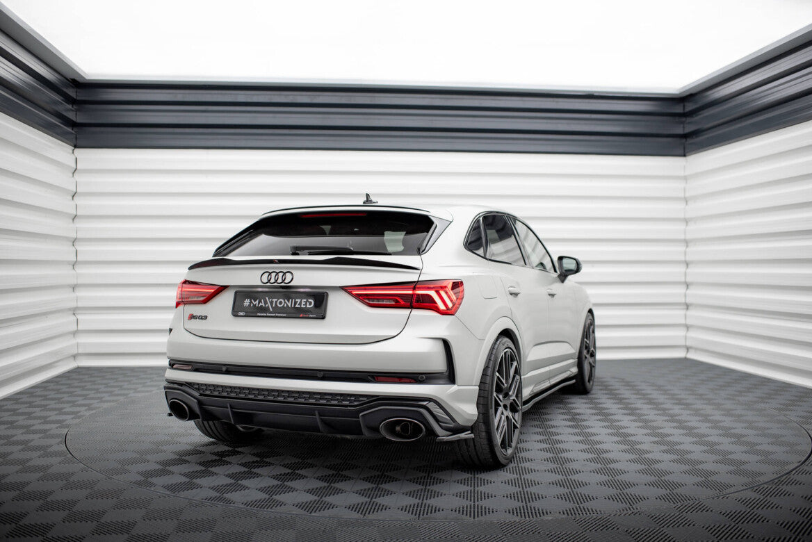 Heck Ansatz Flaps Diffusor für Audi RSQ3 Maxton Design