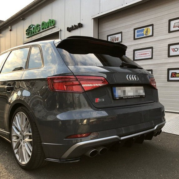 Heck Ansatz Flaps Diffusor für AUDI S3 8V FL Maxton Design