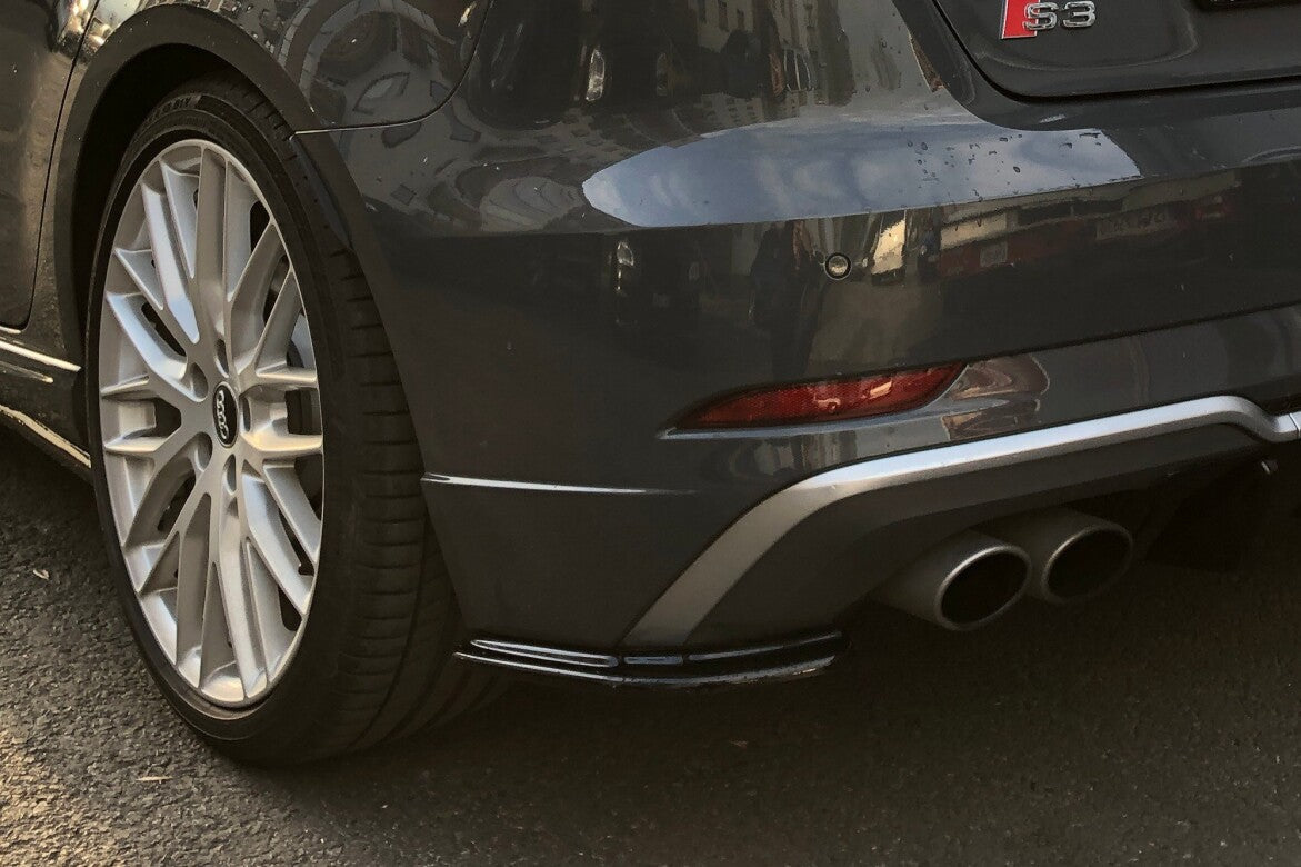 Heck Ansatz Flaps Diffusor für AUDI S3 8V FL Maxton Design