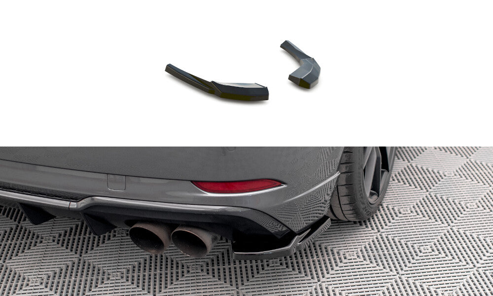 Heck Ansatz Flaps Diffusor für Audi S3 Sportback 8V Facelift Maxton Design