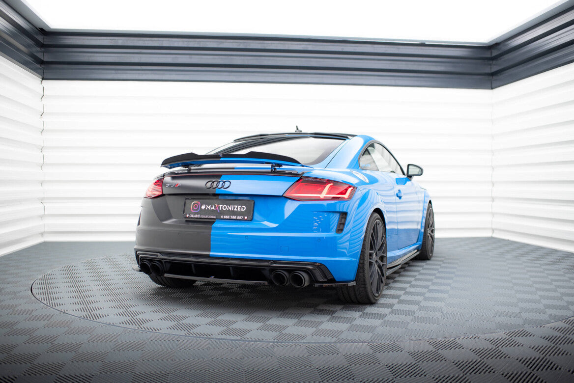 Heck Ansatz Flaps Diffusor für Audi TT S 8S FL Maxton Design